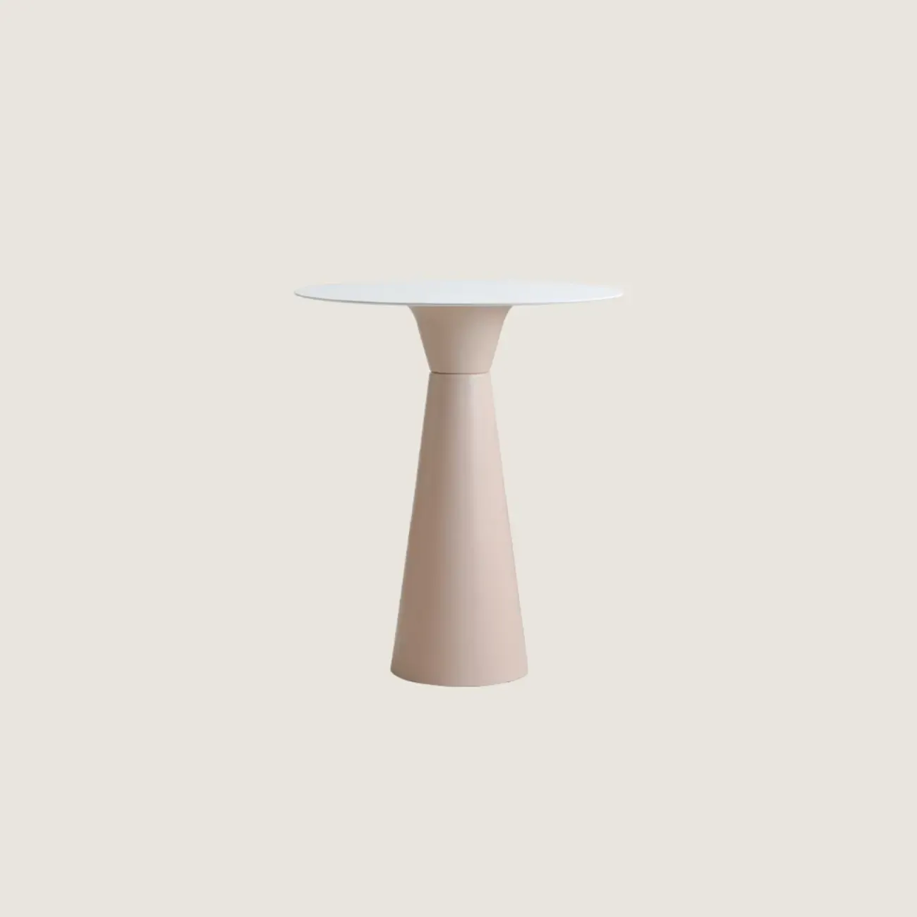 Nordic Small Round Bar Table with Stump Base Image - 20