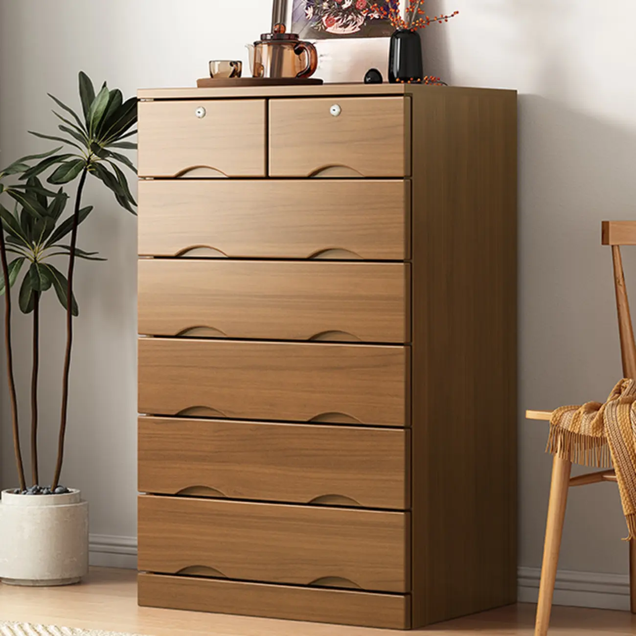 Modern Solid Wood Dressers with 7-Drawers for Living Room Image - 43 | homeyfad