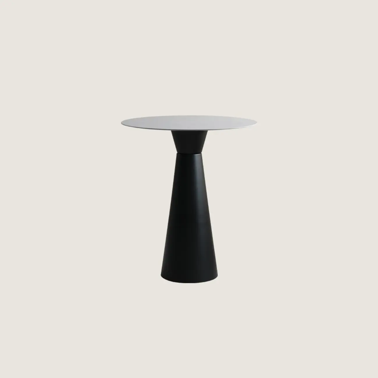 Nordic Small Round Bar Table with Stump Base Image - 26 | homeyfad