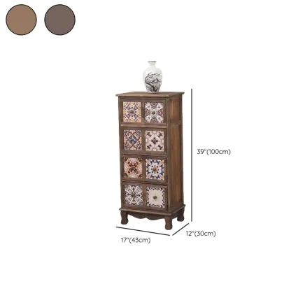 Mid-Century Vintage Cabinet with Drawers-Unique Pattern  Image - 22