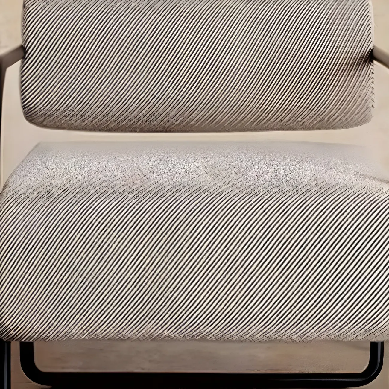 Industrial Leather/Velvet Accent Chair with Metal Frame Image - 10 | homeyfad