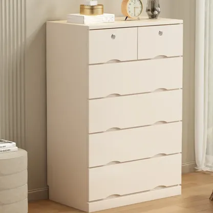 Modern Solid Wood Dressers with 7-Drawers for Living Room Image - 50