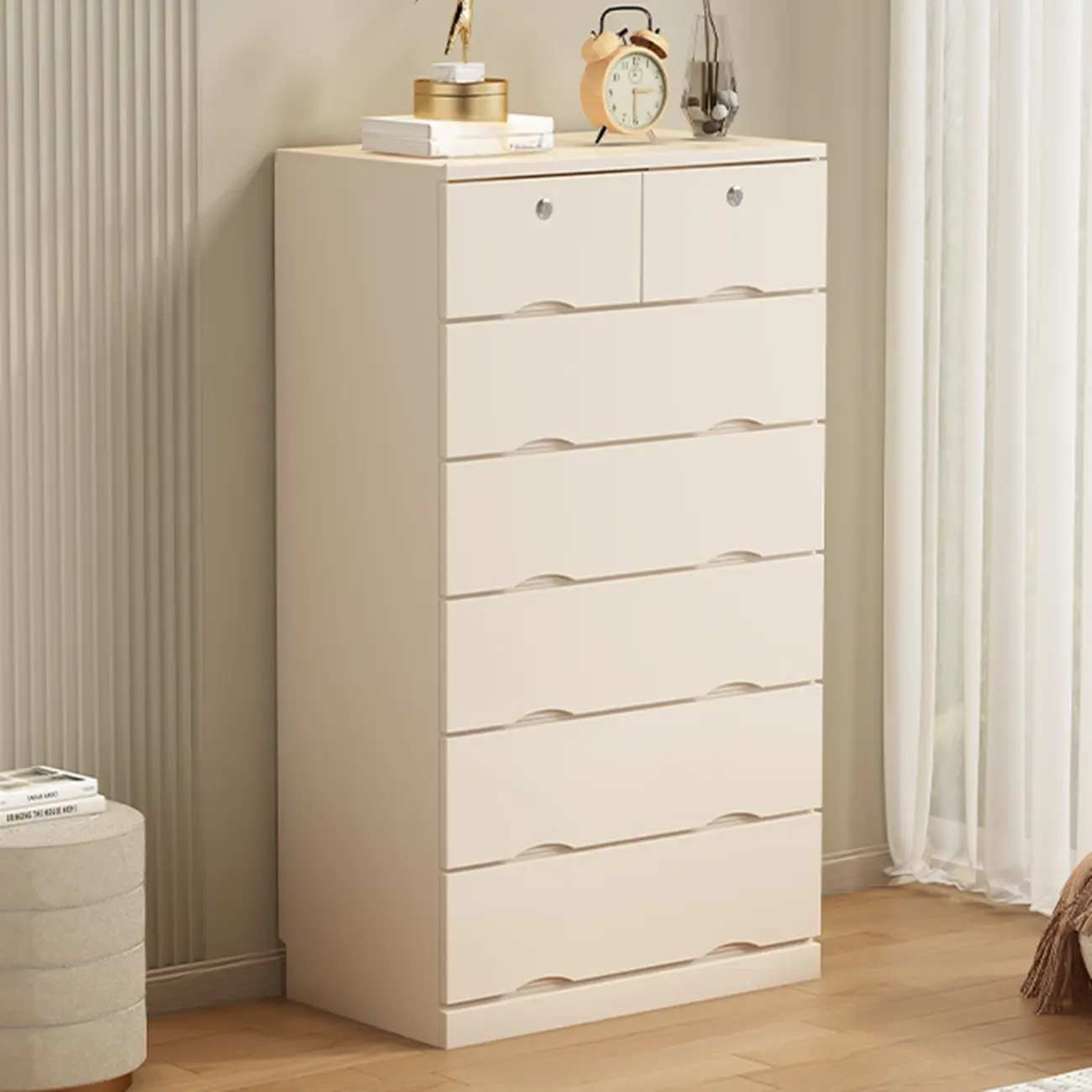 Modern Solid Wood Dressers with 7-Drawers for Living Room Image - 51 | homeyfad