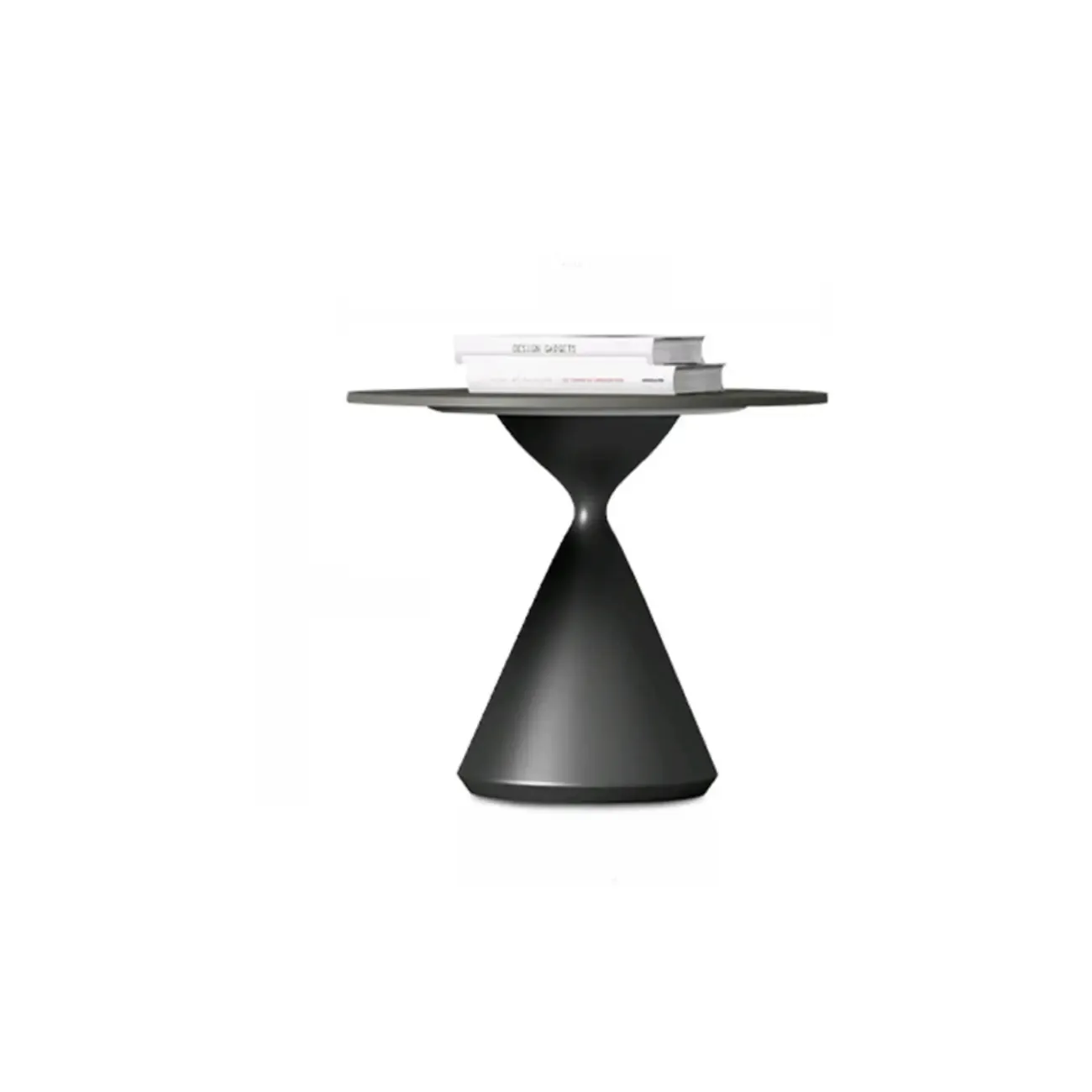 White Round Nesting Coffee Table with Modern Simple Style Image - 8