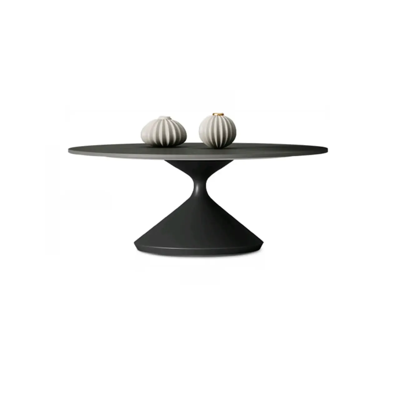 White Round Nesting Coffee Table with Modern Simple Style Image - 10