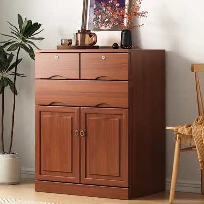 Modern Solid Wood Dressers with 7-Drawers for Living Room Image - 57