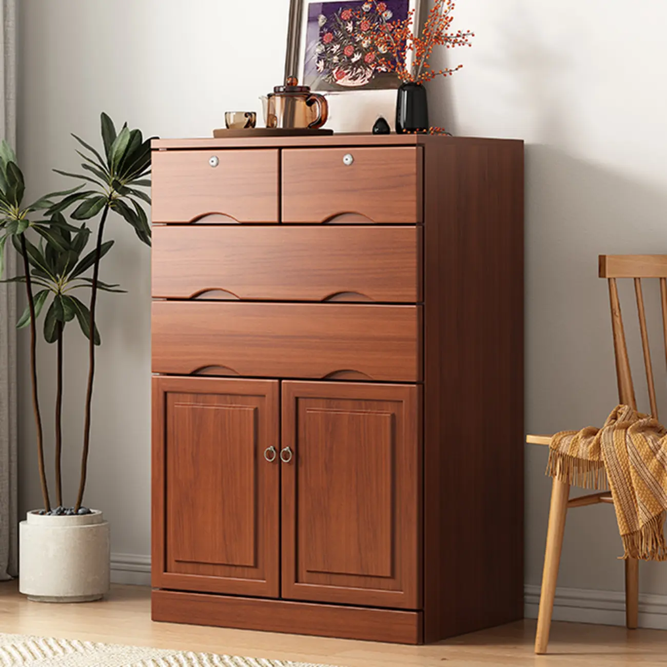 Modern Solid Wood Dressers with 7-Drawers for Living Room Image - 58 | homeyfad