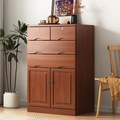 Modern Solid Wood Dressers with 7-Drawers for Living Room Image - 58