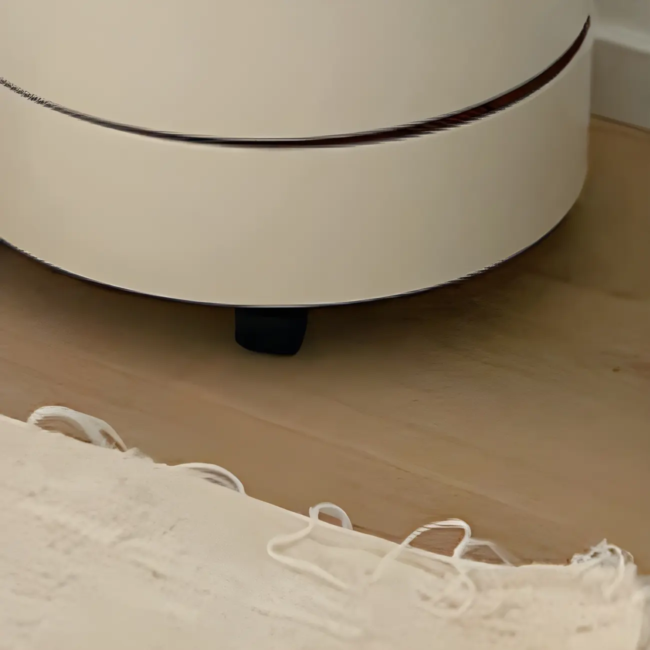 Simple Off White Rotating Bedside Table with Drawers Storage  Image - 11 | homeyfad