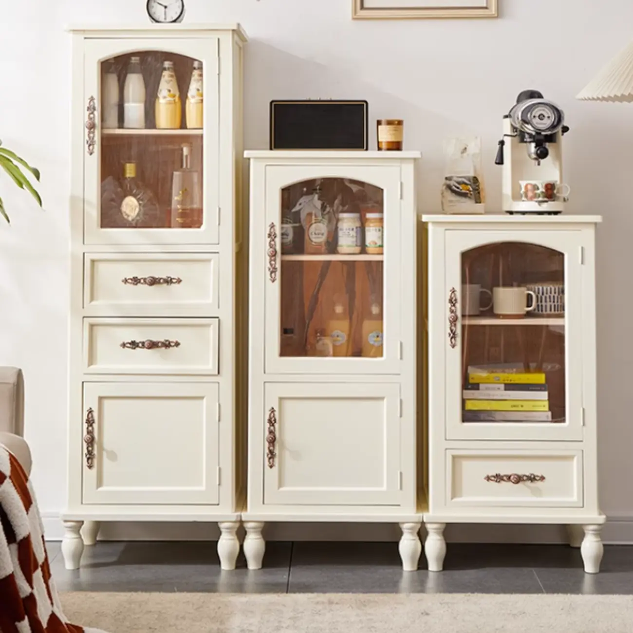 Vintage Wooden Storage Cabinet with Elegant Design Image - 1 | homeyfad