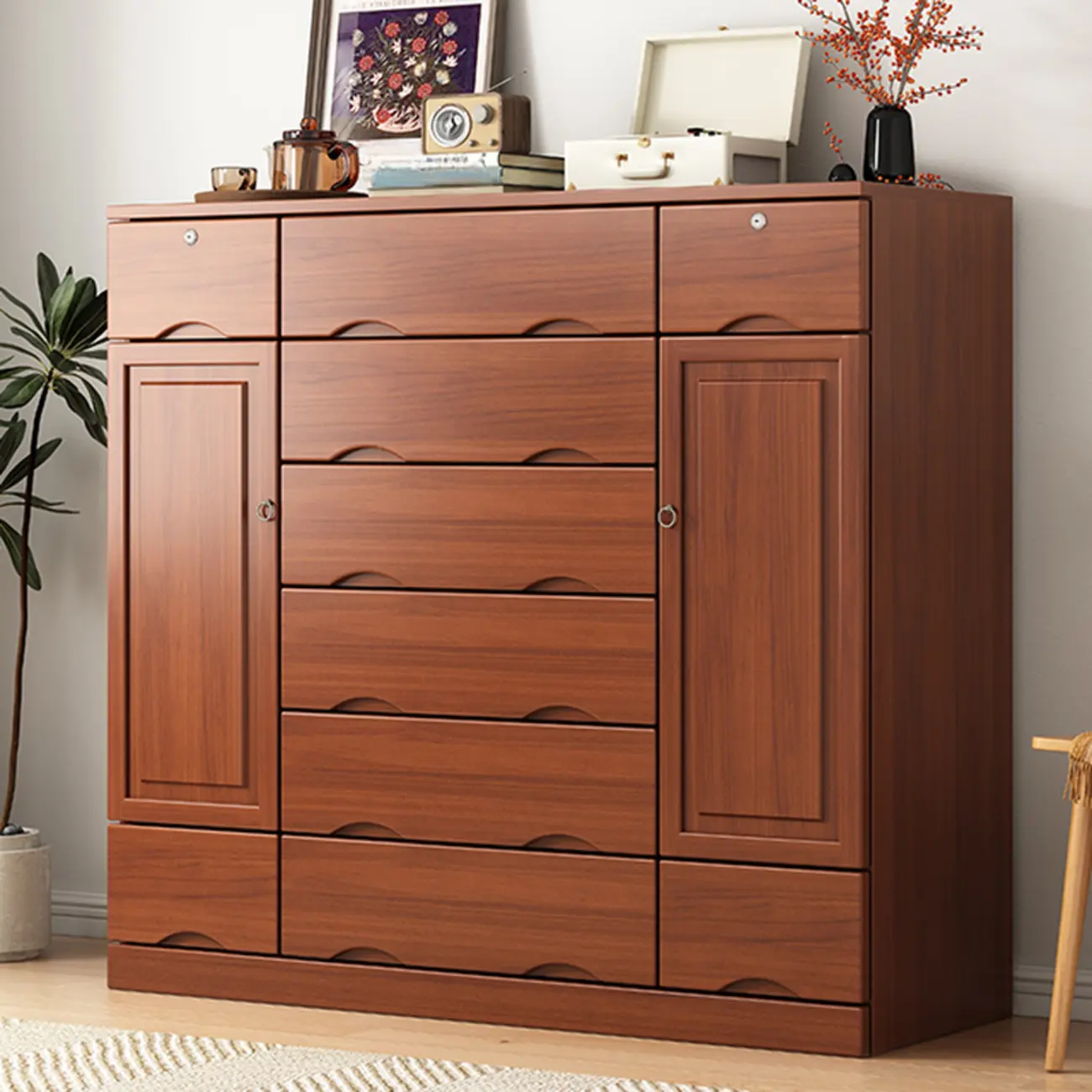 Modern Solid Wood Dressers with 7-Drawers for Living Room Image - 62 | homeyfad