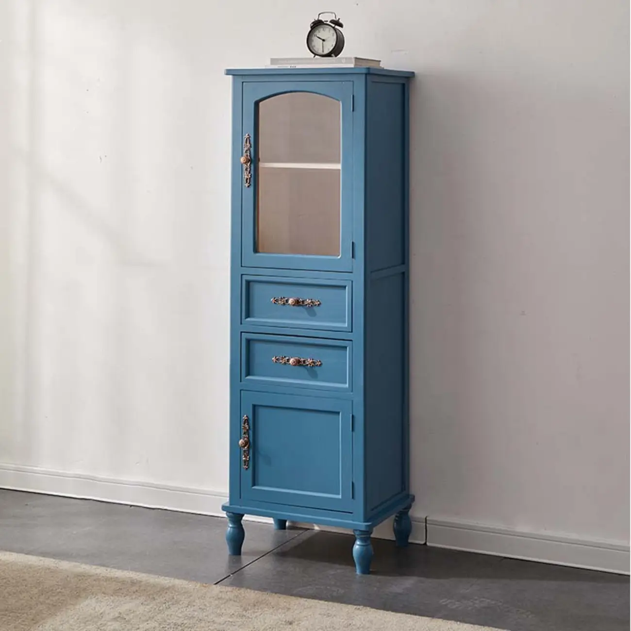 Vintage Wooden Storage Cabinet with Elegant Design Image - 5 | homeyfad