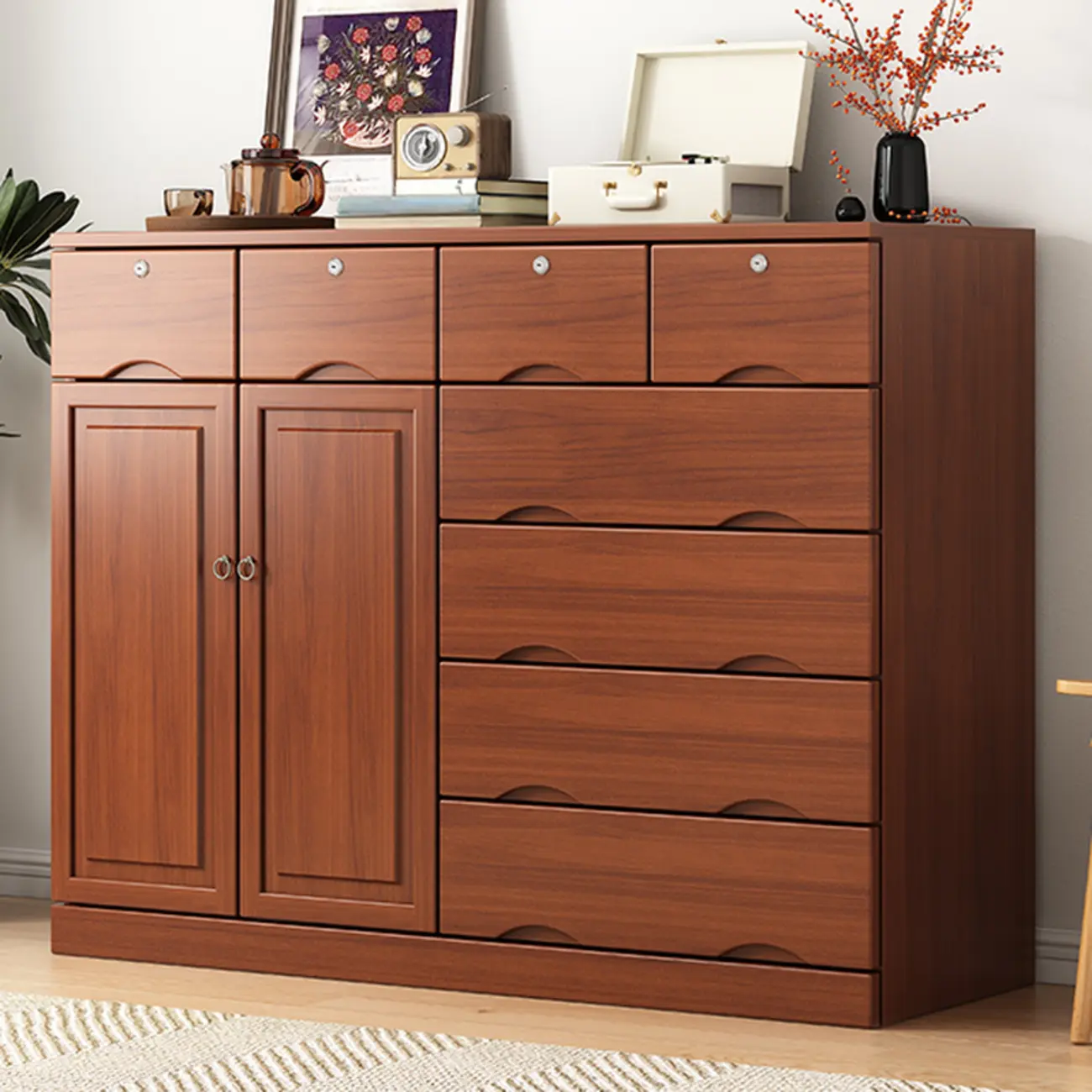 Modern Solid Wood Dressers with 7-Drawers for Living Room Image - 64 | homeyfad