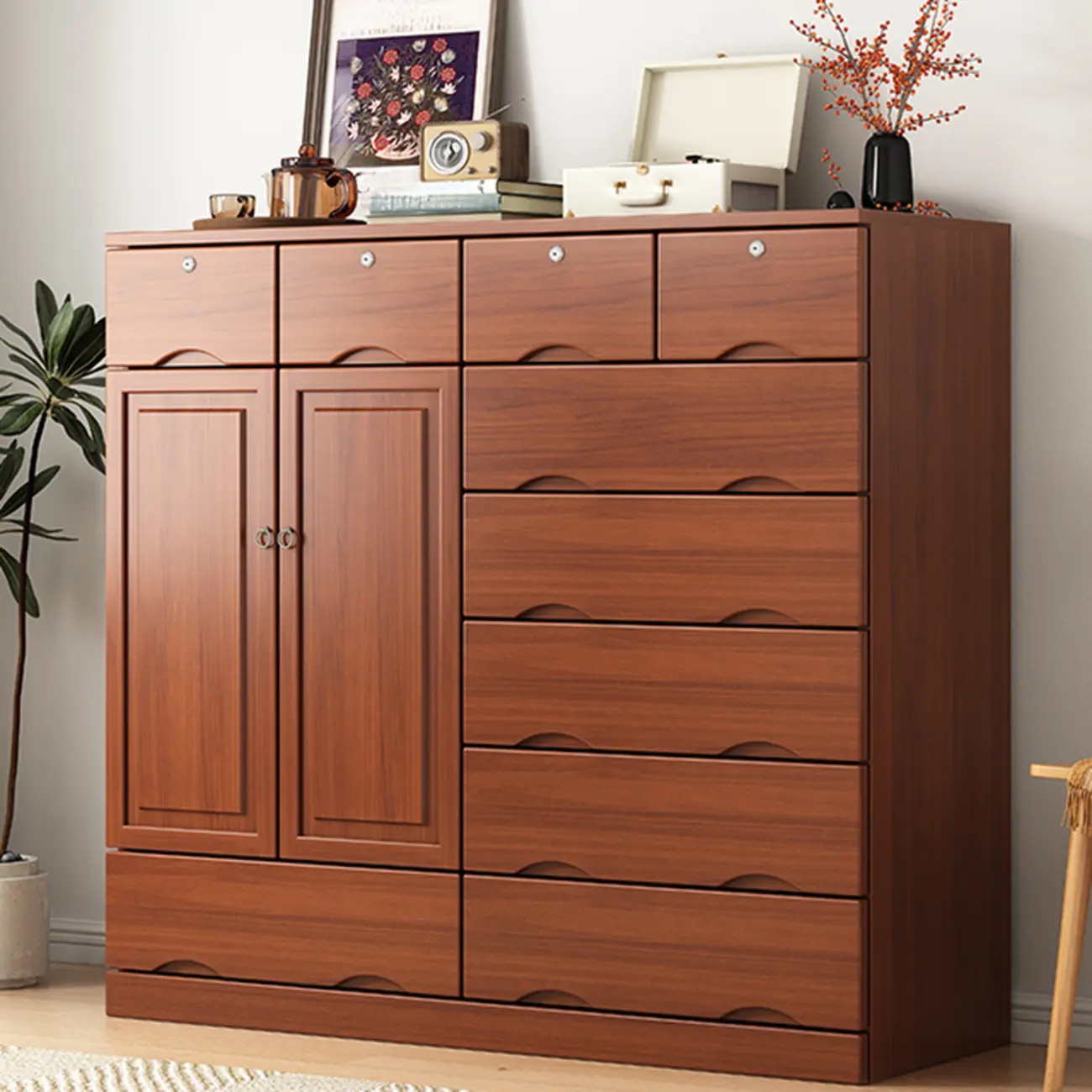 Modern Solid Wood Dressers with 7-Drawers for Living Room Image - 65 | homeyfad