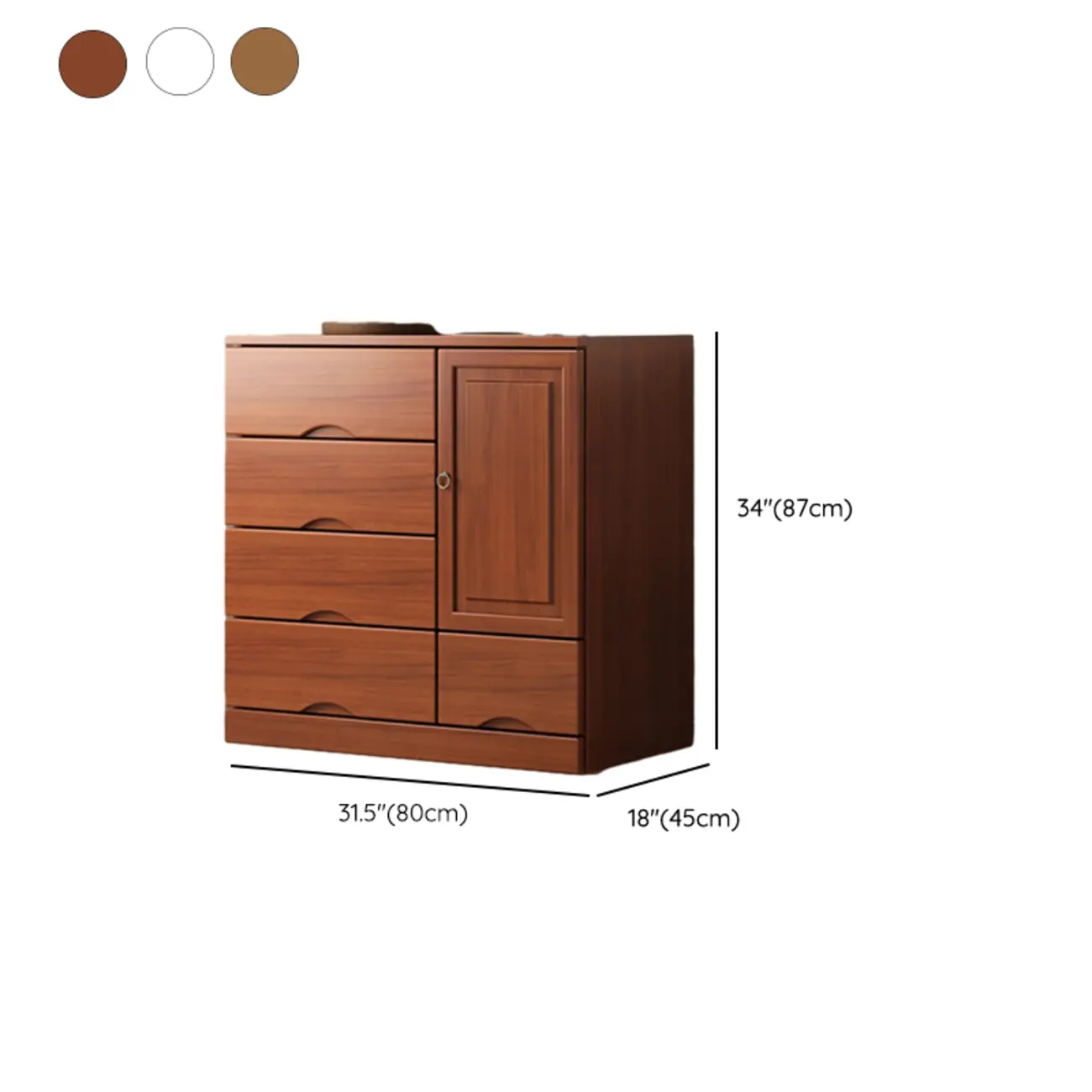 Modern Solid Wood Dressers with 7-Drawers for Living Room Image - 67 | homeyfad