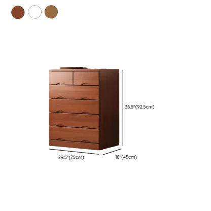 Modern Solid Wood Dressers with 7-Drawers for Living Room Image - 68