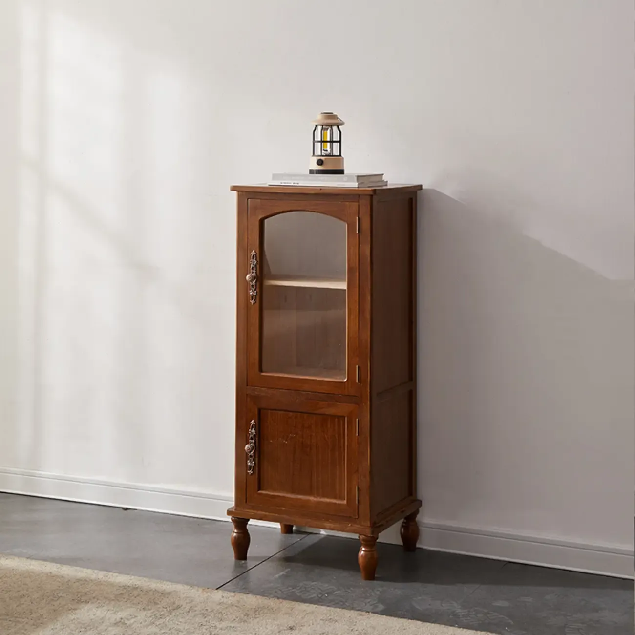 Vintage Wooden Storage Cabinet with Elegant Design Image - 12