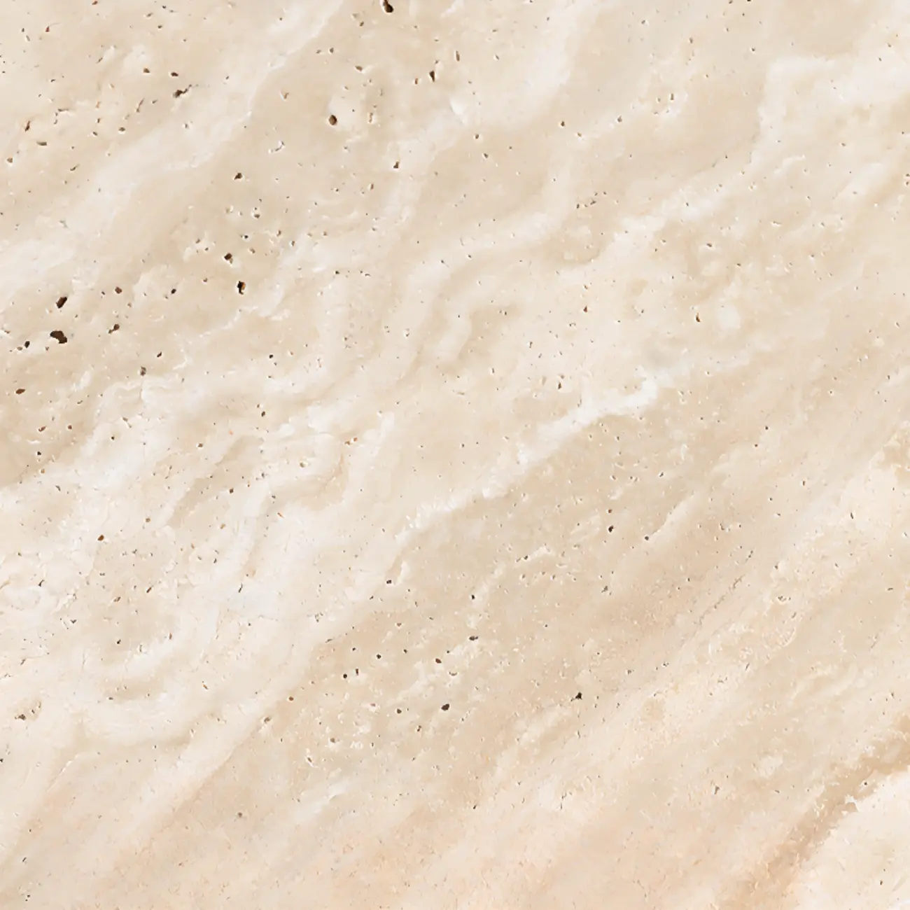 Modern Travertine Round Beige Coffee Table with Small Space Image - 10 | homeyfad