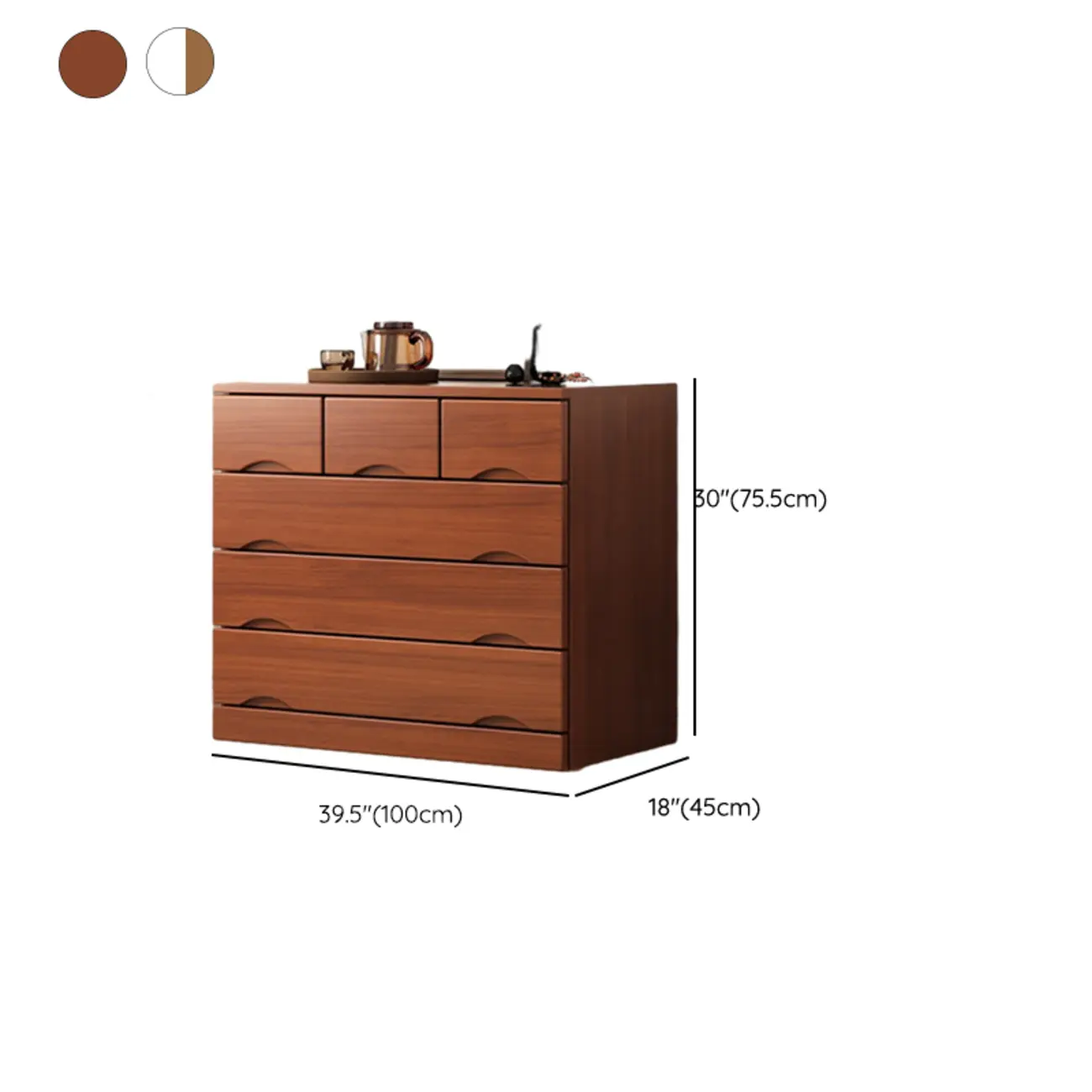Modern Solid Wood Dressers with 7-Drawers for Living Room Image - 69 | homeyfad