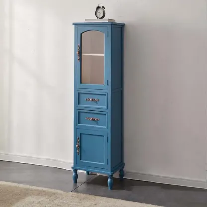 Vintage Wooden Storage Cabinet with Elegant Design Image - 13