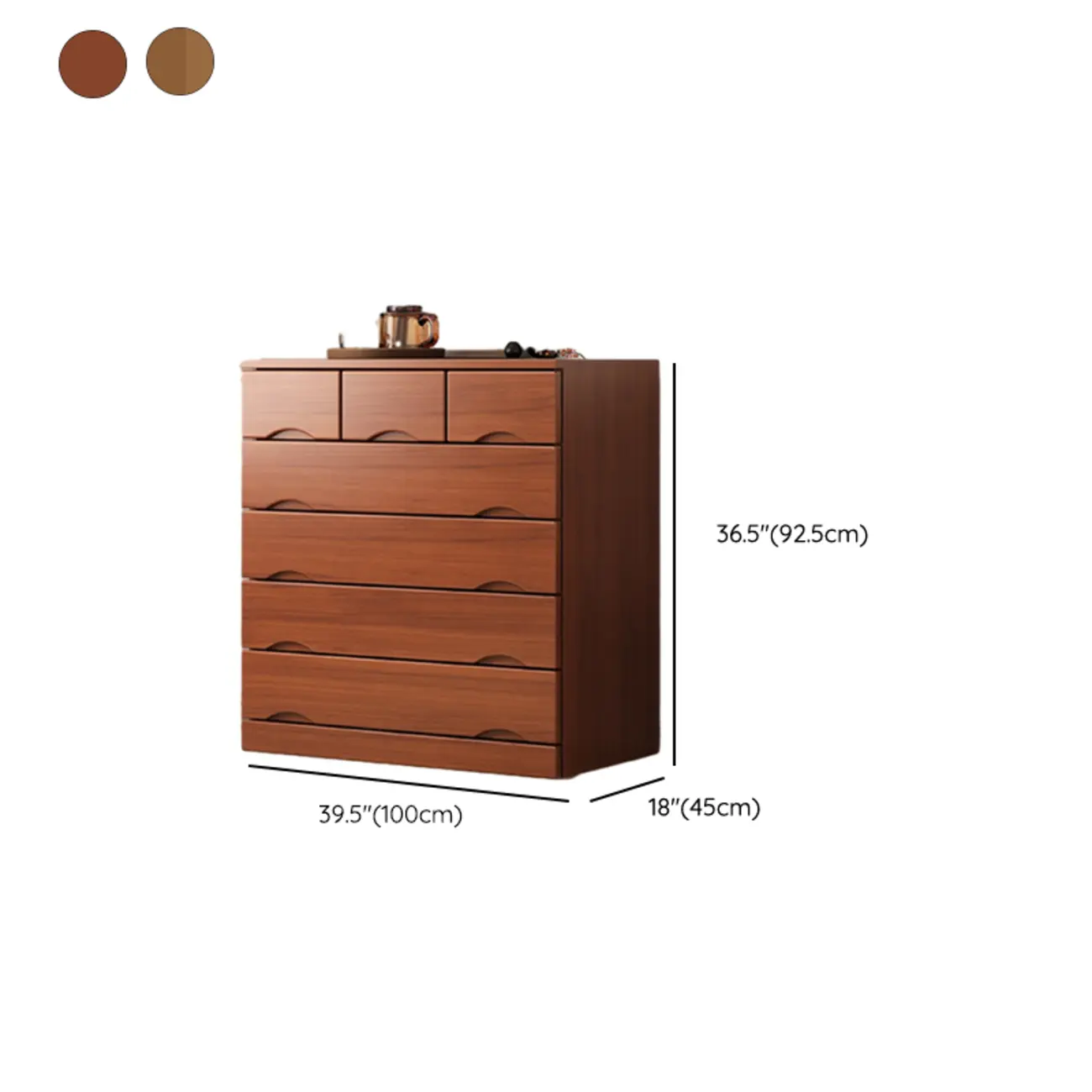 Modern Solid Wood Dressers with 7-Drawers for Living Room Image - 72 | homeyfad