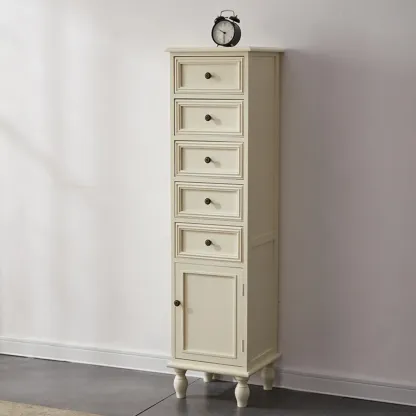 Vintage Wooden Storage Cabinet with Elegant Design Image - 16