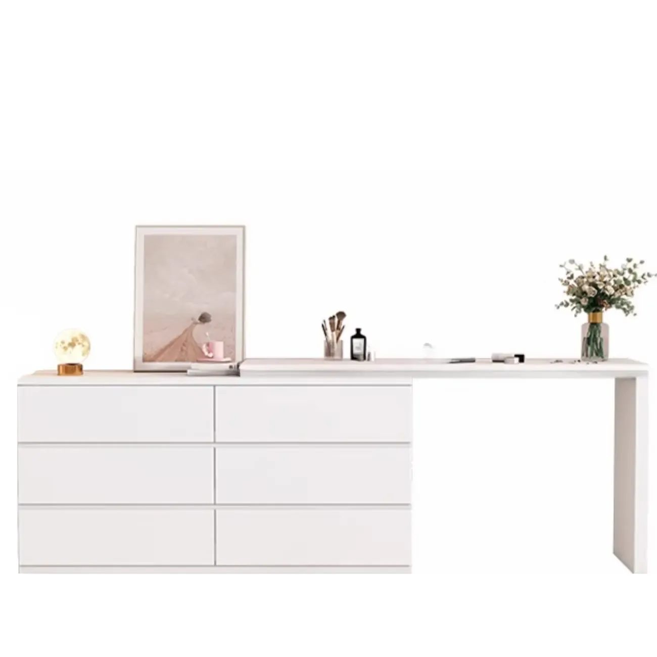 4 Tiers/3 Tiers/5 Tiers Cube Console Dresser/Lingerie Chest for Entry in a Scandinavian Style Image - 8