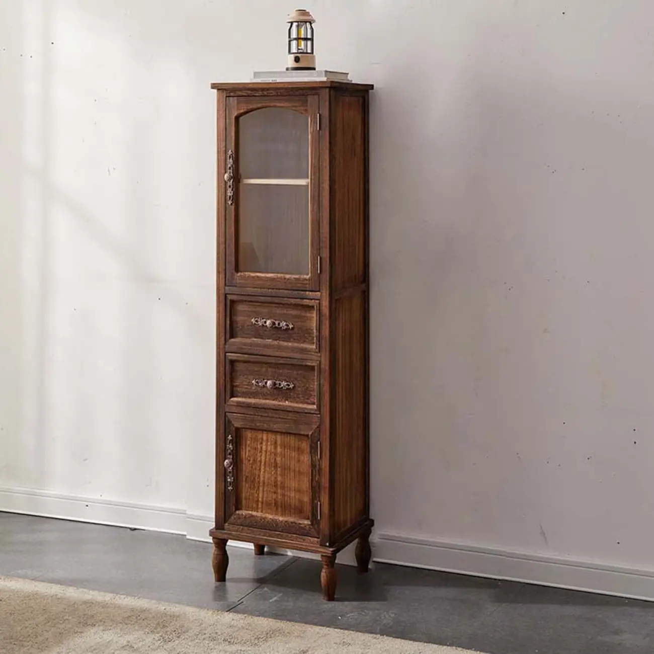 Vintage Wooden Storage Cabinet with Elegant Design Image - 23 | homeyfad