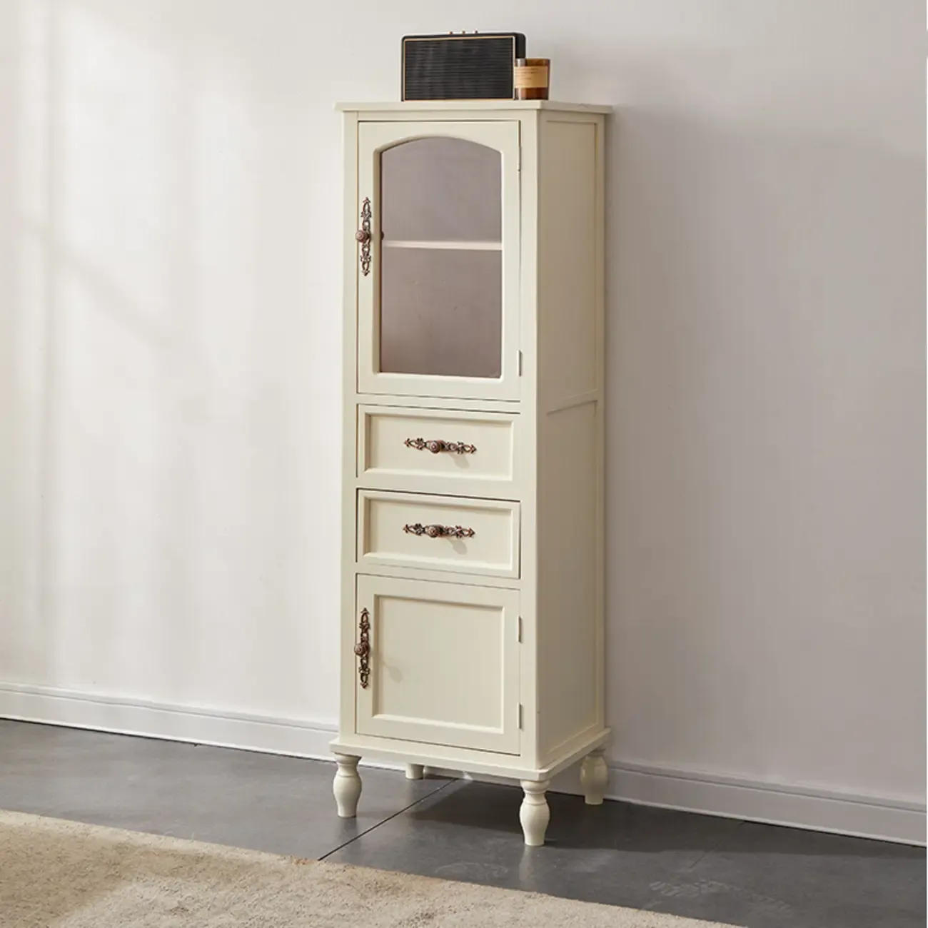 Vintage Wooden Storage Cabinet with Elegant Design Image - 25