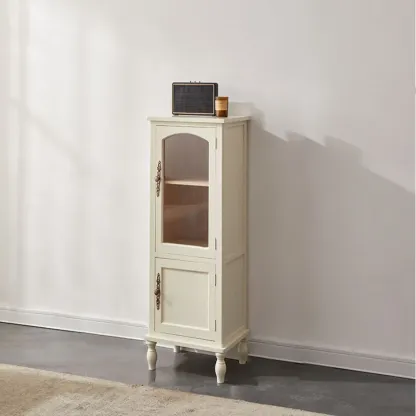 Vintage Wooden Storage Cabinet with Elegant Design Image - 26