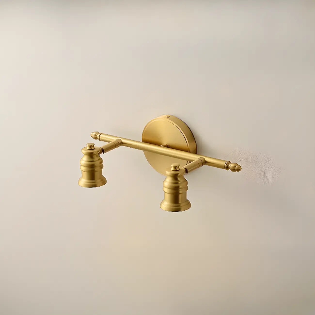 3 Bulb Brass Bath Vanity Light Fixture with Vintage Design  Image - 3 | homeyfad