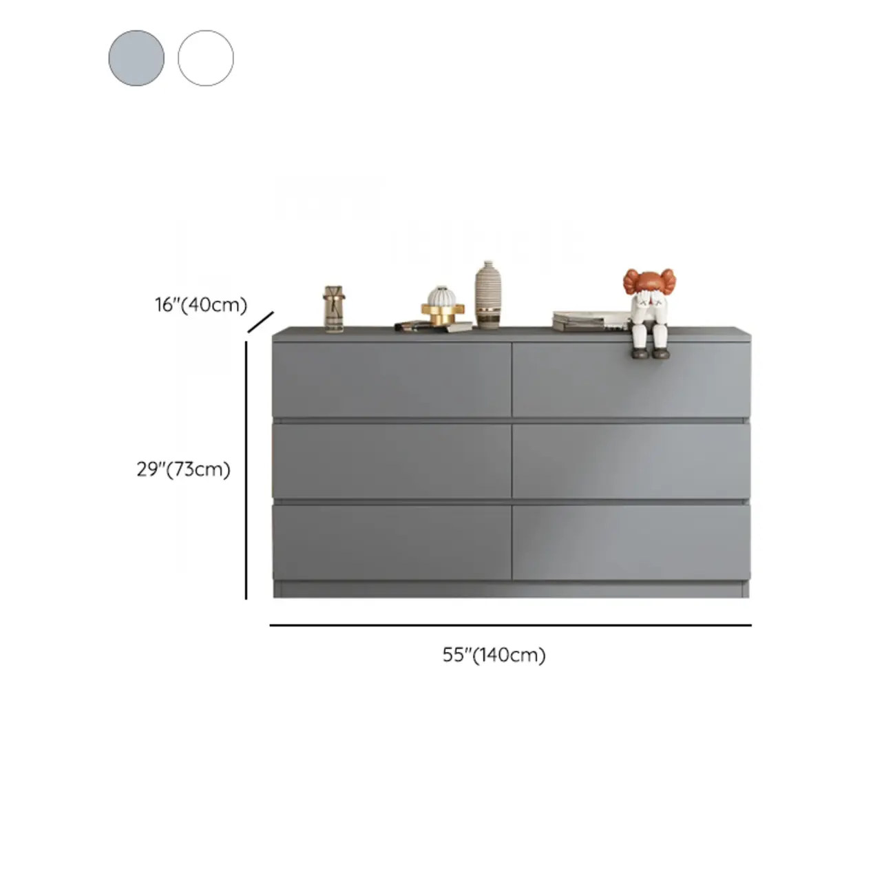 4 Tiers/3 Tiers/5 Tiers Cube Console Dresser/Lingerie Chest for Entry in a Scandinavian Style Image - 20 | homeyfad
