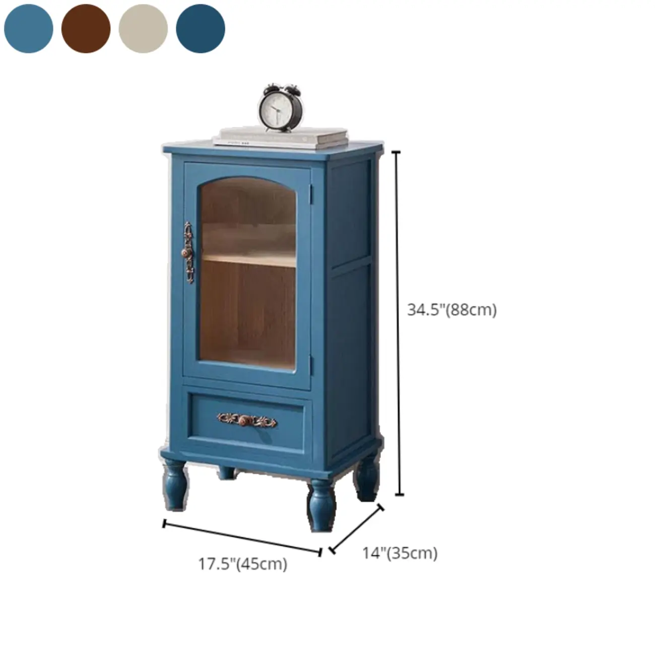 Vintage Wooden Storage Cabinet with Elegant Design Image - 31 | homeyfad