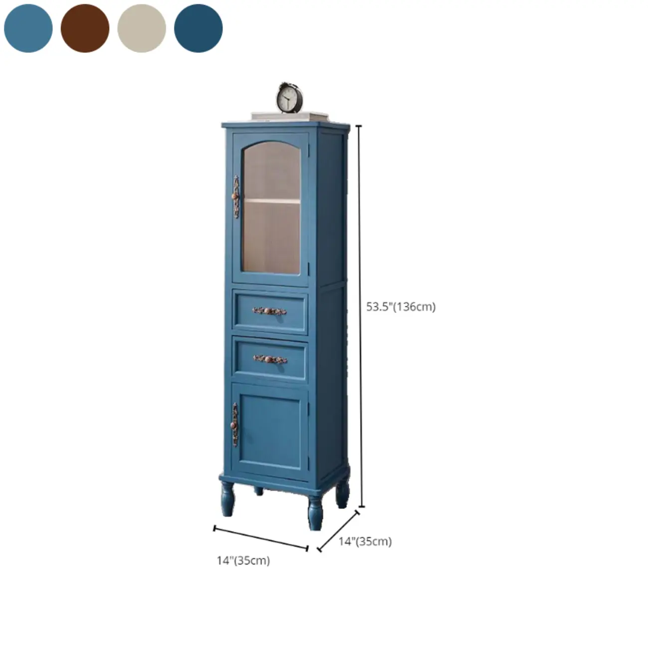 Vintage Wooden Storage Cabinet with Elegant Design Image - 32 | homeyfad