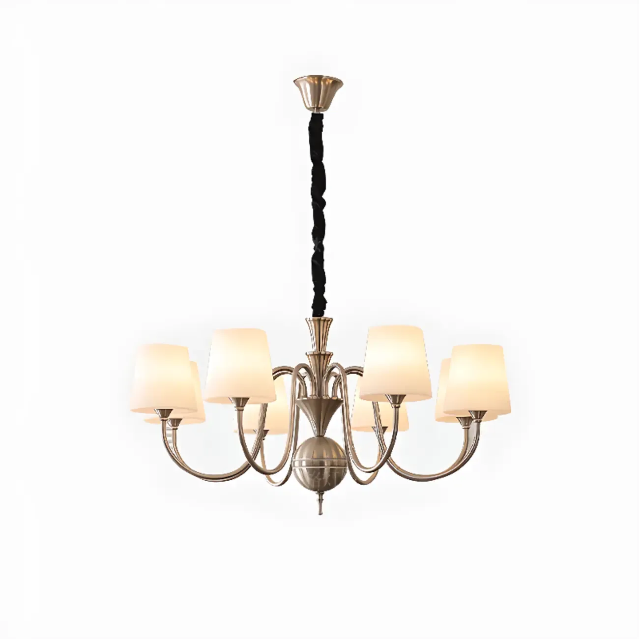 Tradition Vintage Metal LED Chandelier for Dining Room Image - 7