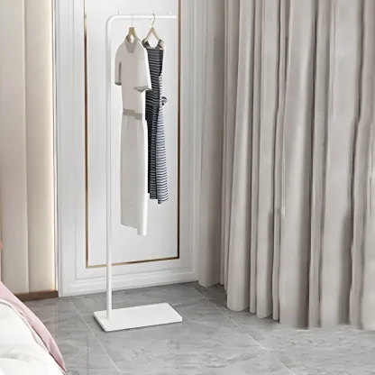 Contemporary Metal Coat Rack with Hooks Image - 6