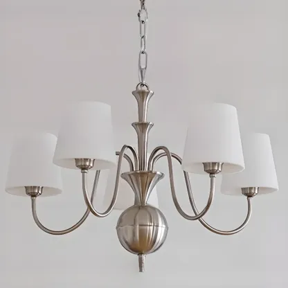 Tradition Vintage Metal LED Chandelier for Dining Room Image - 8