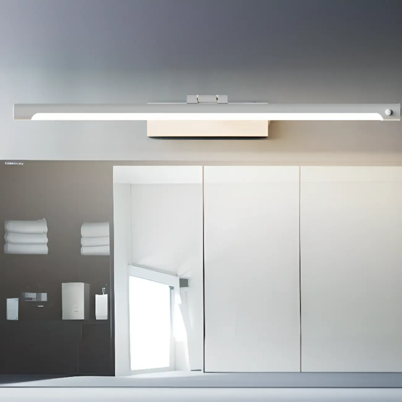 Modern Dimmable Metal Vanity Light Fixture for Bathrooms Image - 4