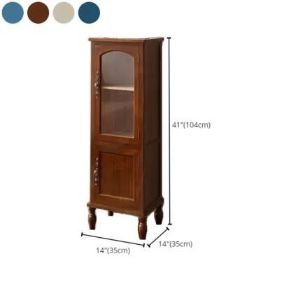 Vintage Wooden Storage Cabinet with Elegant Design Image - 33