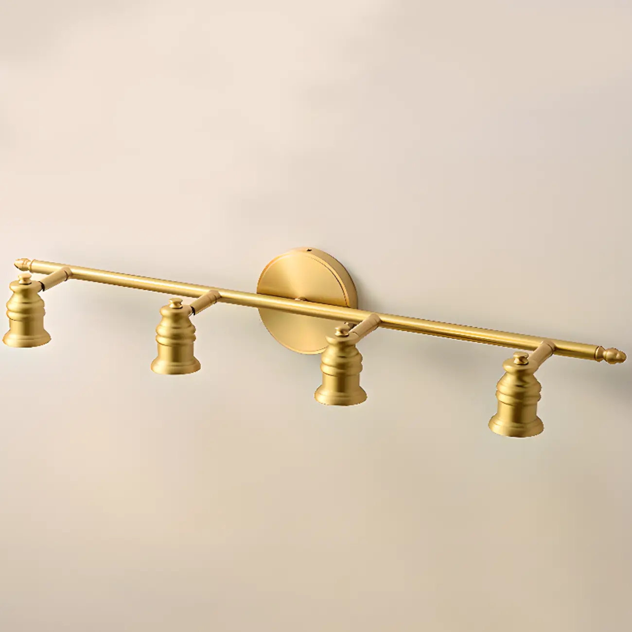 3 Bulb Brass Bath Vanity Light Fixture with Vintage Design  Image - 7 | homeyfad