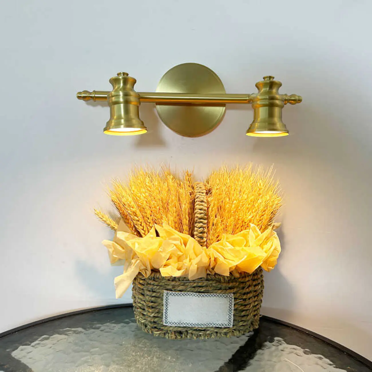 3 Bulb Brass Bath Vanity Light Fixture with Vintage Design  Image - 8 | homeyfad