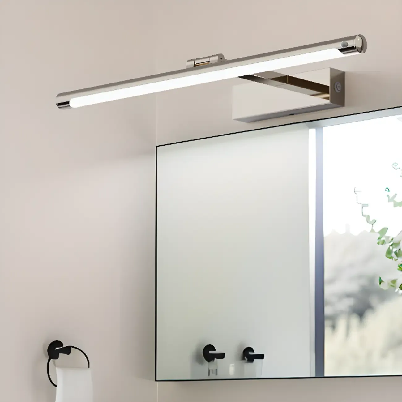 Modern Dimmable Metal Vanity Light Fixture for Bathrooms Image - 6