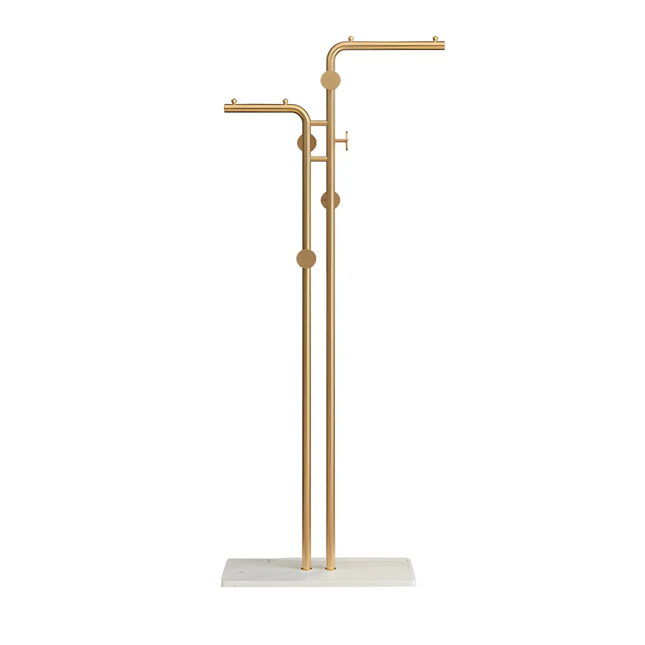 Contemporary Metal Coat Rack with Hooks Image - 10 | homeyfad