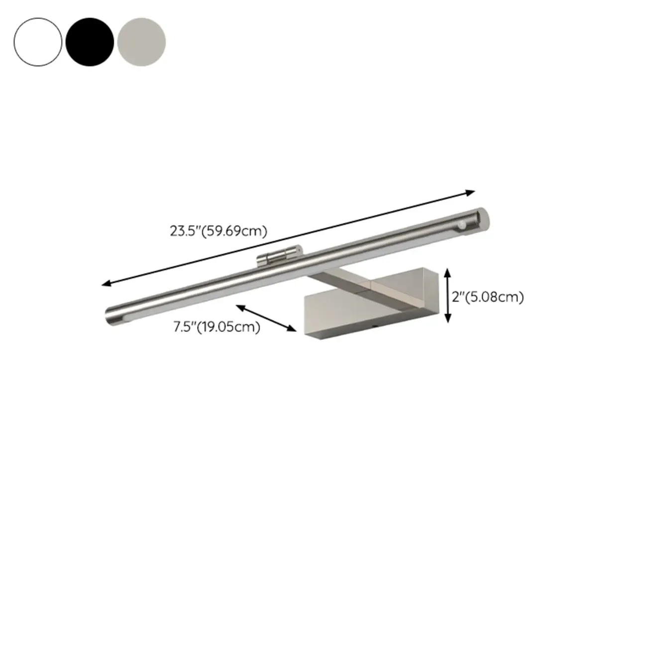 Modern Dimmable Metal Vanity Light Fixture for Bathrooms Image - 17