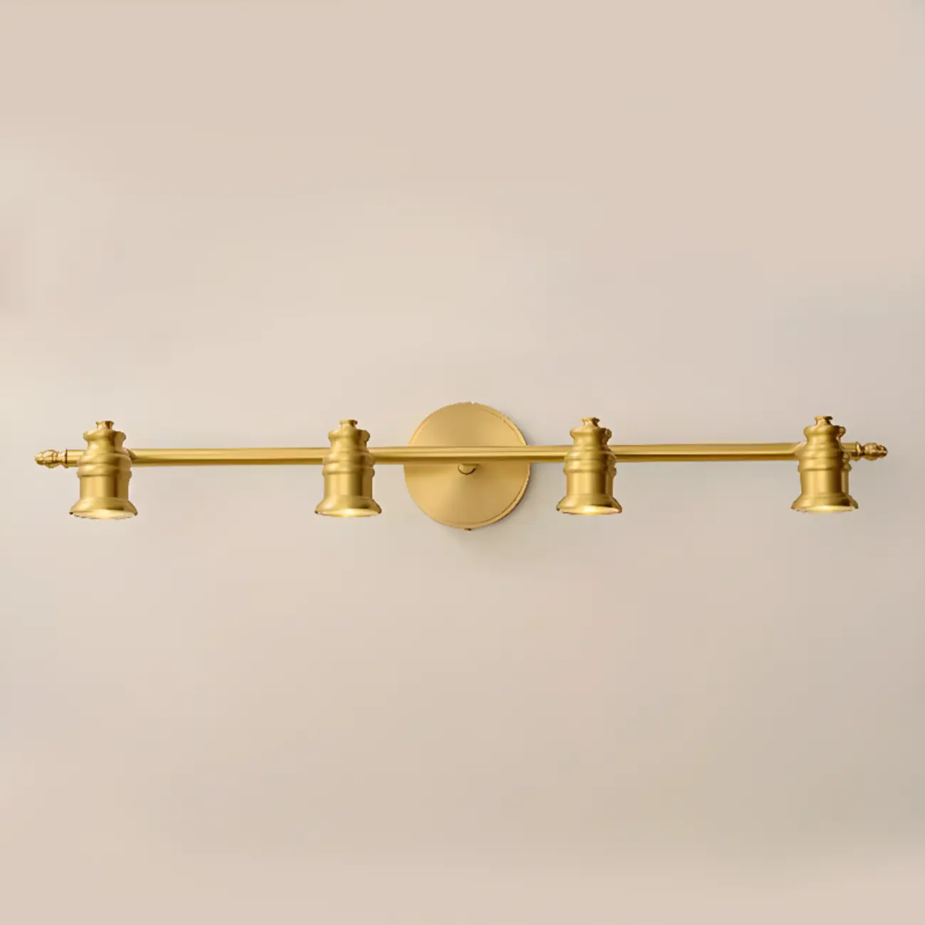 3 Bulb Brass Bath Vanity Light Fixture with Vintage Design  Image - 20 | homeyfad