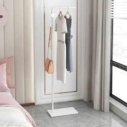 Contemporary Metal Coat Rack with Hooks Image - 19