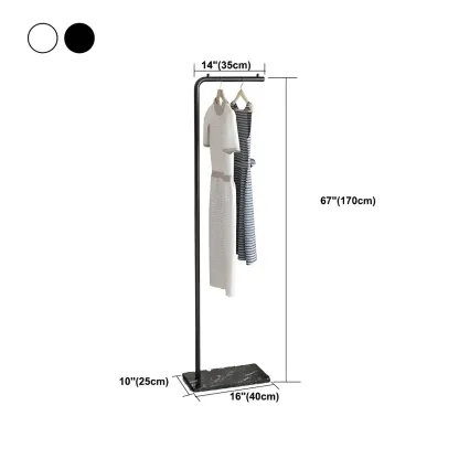 Contemporary Metal Coat Rack with Hooks Image - 28
