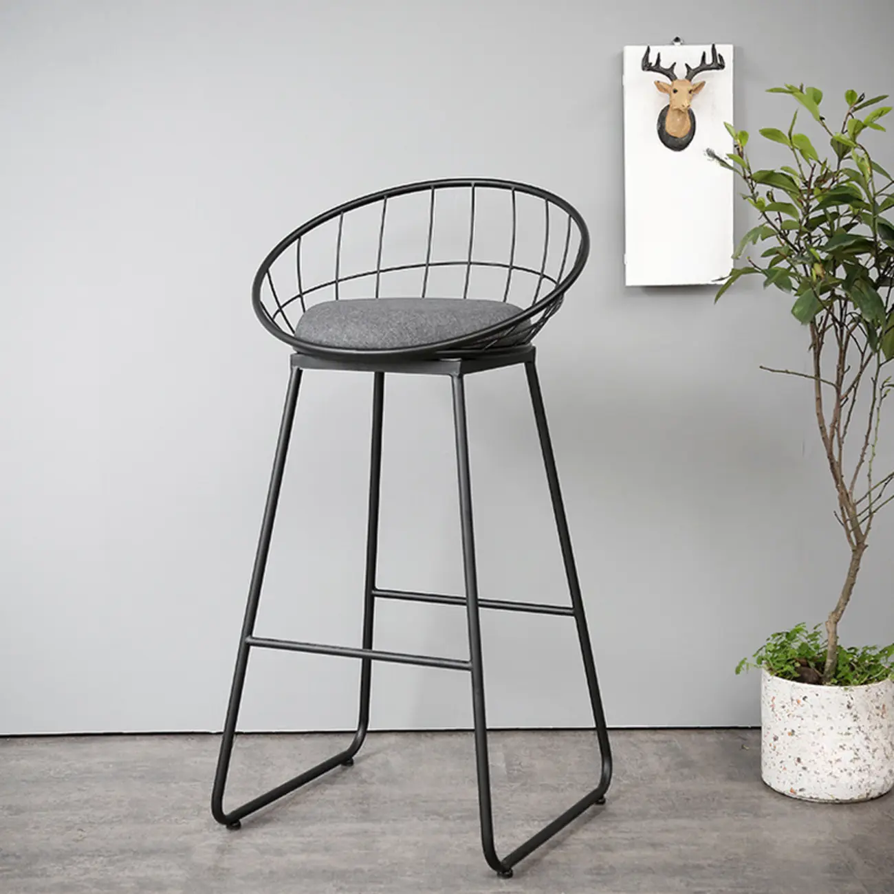 Adjustable Metal Swivel Bar Stools with Cushions Image - 1 | homeyfad