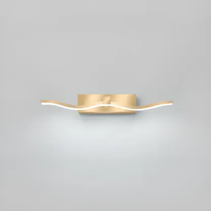 Wall-Mounted Bathroom LED Vanity Light with Silica Gel Shade Image - 6