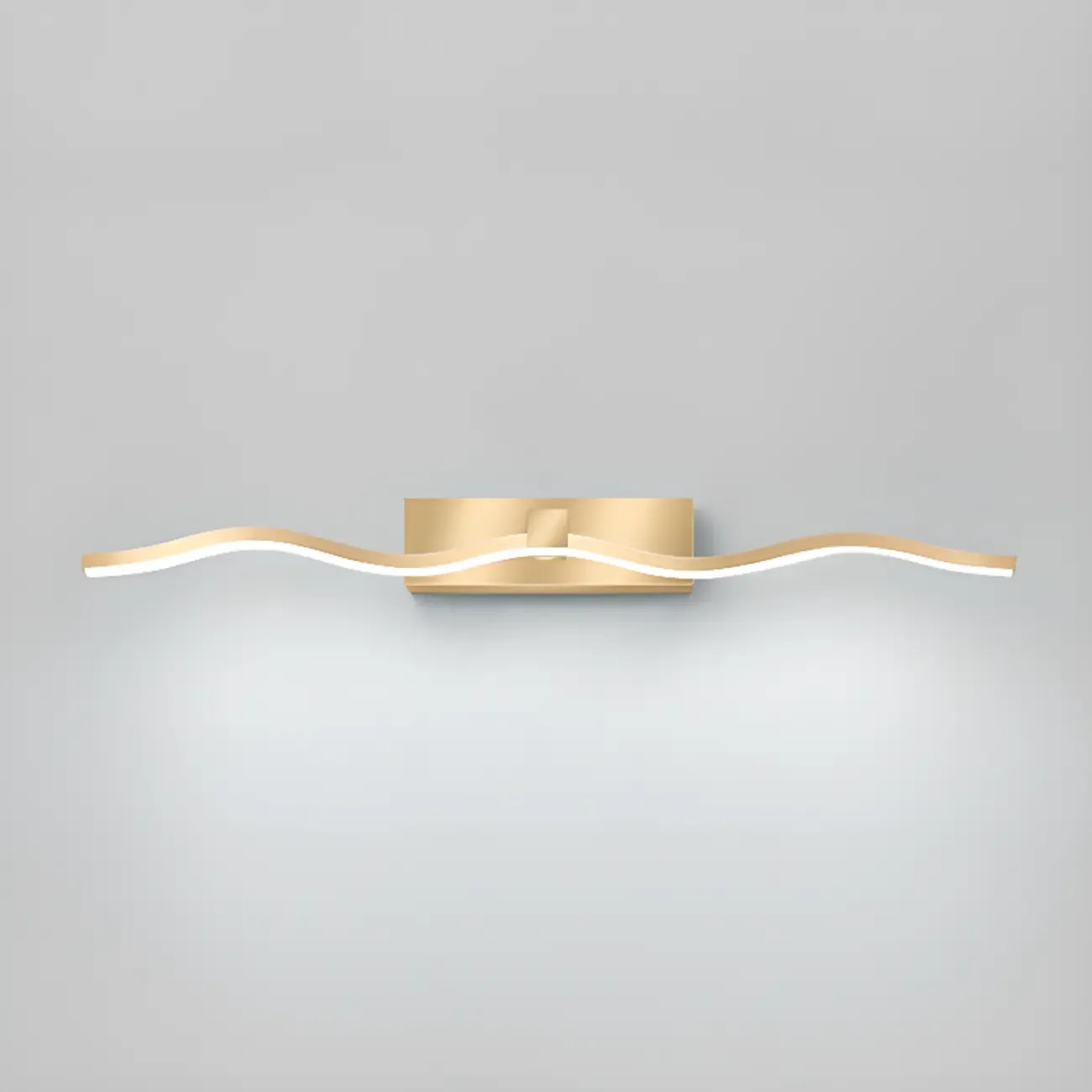Wall-Mounted Bathroom LED Vanity Light with Silica Gel Shade Image - 7